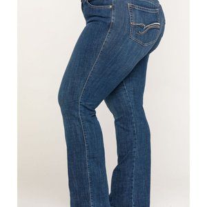 AURA from WRANGLER SLIMMING STRETCH INDIGO JEANS